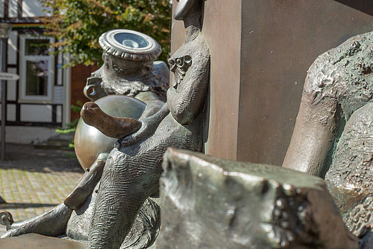 Skulptur die Zeit und ihre Geister © Claus Hoff