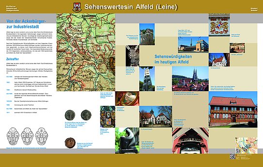 Infotafel Sehenswertes in Alfeld (Leine)